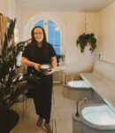 Majas favorit i Warmbadhuset är fotbadet! 🧖🏼_♀️En varm bänk, två fotbad och fotsalt. Ta hand o-2